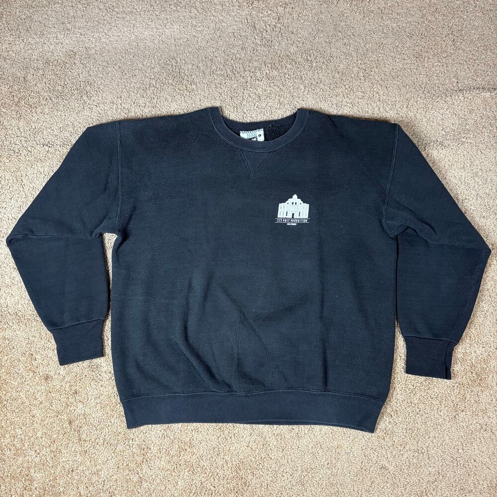 Vintage 90s Lee Heavyweight Cotton 525 Post‎ Production Crewneck Sweatshirt Sz L